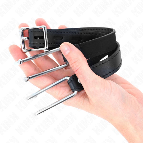 kink---mordaza-gancho-de-metal-11.5-cm-con-correa-de-polipiel-ajustable-39-58-cm-x-2-cm-2
