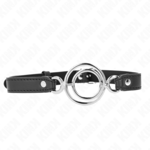 kink---mordaza-con-mÚltiples-juntas-tÓricas-5-cm-negro-63-x-2.5-cm-0