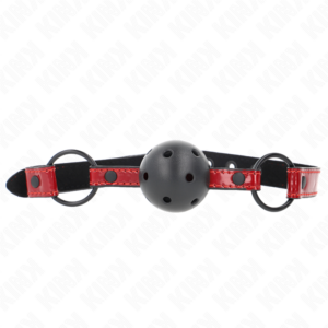 kink---mordaza-de-bola-4.5-cm-de-polipiel-brillante-63.5-x-2-cm-ajustable-41-x-59-cm-0