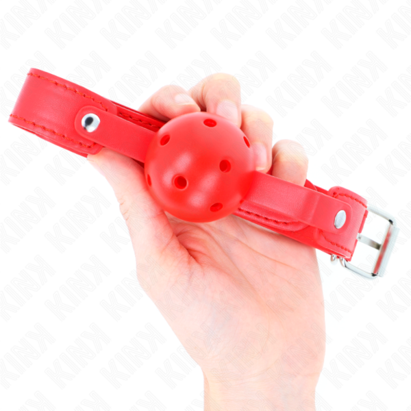 kink---mordaza-de-bola-4.5-cm-transpirable-rojo-65-x-2.5-cm-2