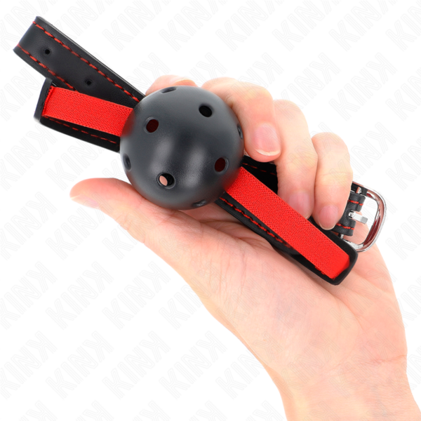 kink---mordaza-de-bola-4.5-cm-dura-hueca-con-cinturÓn-elÁstico-56-x-1.5-cm-3