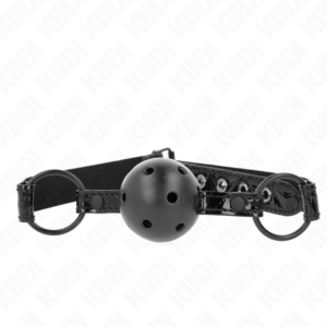 kink---mordaza-de-bola-4.5-cm-con-patrÓn-de-diamante-modelo-3-64.5-cm-ajustable-42--60-cm-0