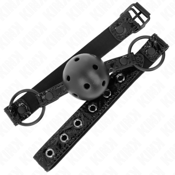 kink---mordaza-de-bola-4.5-cm-con-patrÓn-de-diamante-modelo-3-64.5-cm-ajustable-42--60-cm-1