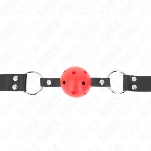 kink---mordaza-de-bola-4-cm-transpirable-con-doble-remache-rojo-62-x-2.5-cm-ajustable-42-58-cm-2