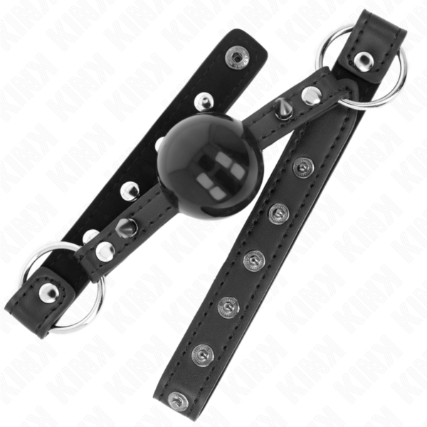 kink---mordaza-de-bola-4-cm-con-remache-de-punta-y-cierre-a-presiÓn-65-x-2-cm-1