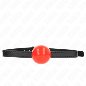kink---mordaza-de-bola-4-cm-sÓlida-simple-rojo-65-x-1.5-cm-0