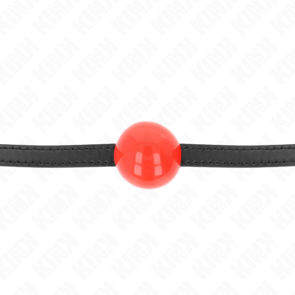 kink---mordaza-de-bola-4-cm-sÓlida-simple-rojo-65-x-1.5-cm-2