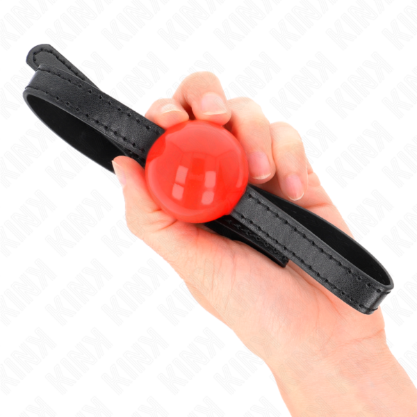 kink---mordaza-de-bola-4-cm-sÓlida-simple-rojo-65-x-1.5-cm-3
