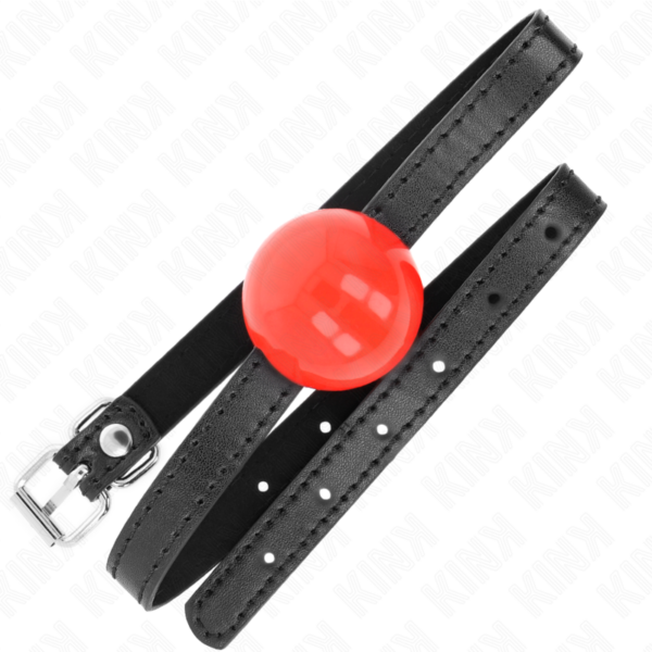 kink---mordaza-de-bola-4-cm-sÓlida-simple-rojo-65-x-1.5-cm-1