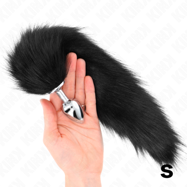 kink---plug-anal-talla-s-7-x-3-cm-con-cola-sintÉtica-40-cm-negro-3