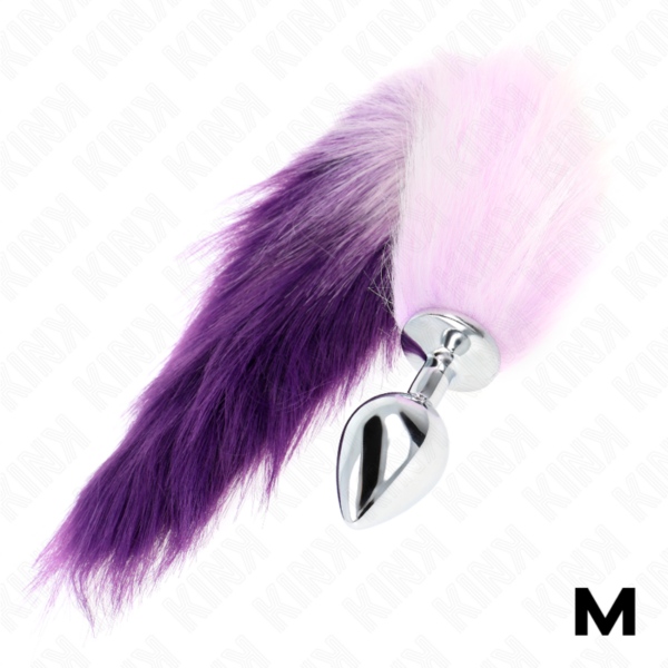 kink---plug-anal-talla-m-8-x-3.5-cm-con-cola-sintÉtica-40-cm-violeta-1