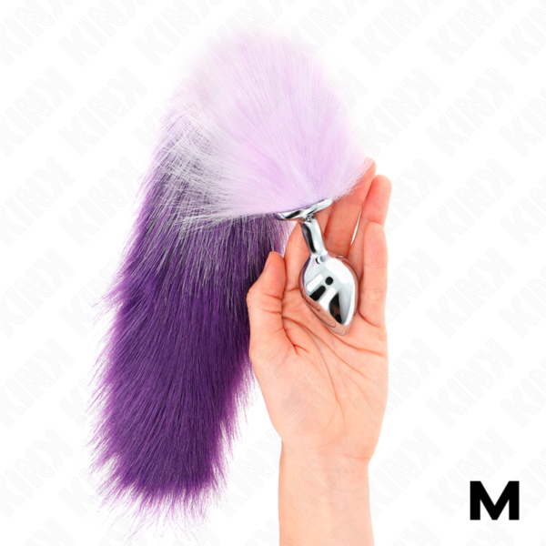 kink---plug-anal-talla-m-8-x-3.5-cm-con-cola-sintÉtica-40-cm-violeta-3