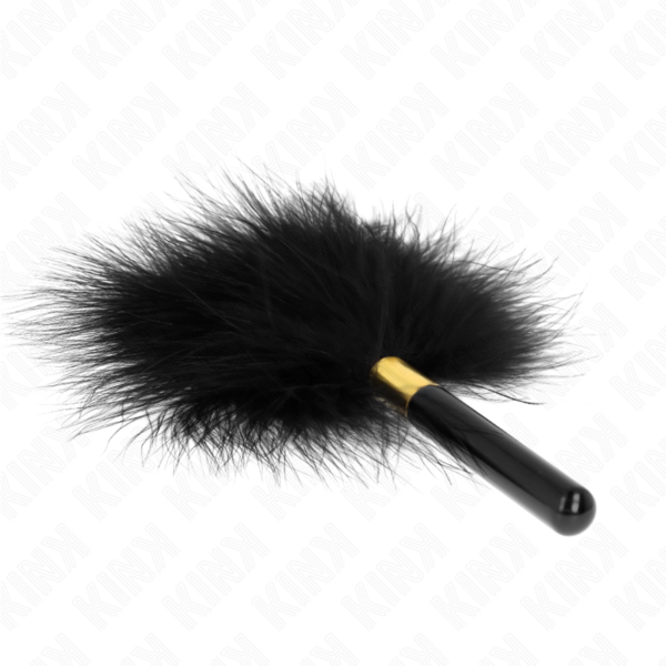 kink---plumas-para-cosquillas-metal-dorado-negra-18-cm-1