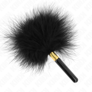 kink---plumas-para-cosquillas-metal-dorado-negra-18-cm-0