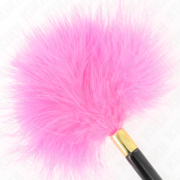 kink---plumas-para-cosquillas-metal-dorado-fucsia-18-cm-2