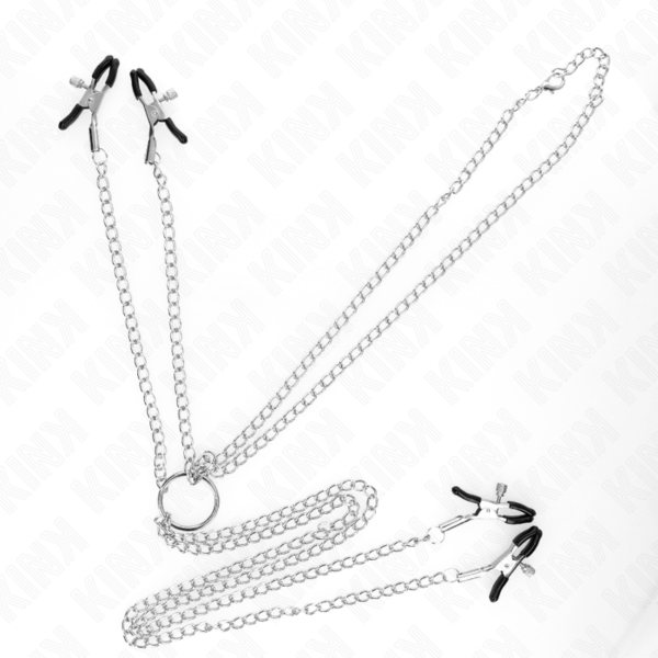 kink---pinzas-para-pezones-y-clÍtoris-4-enganches-ajustable-plateado-3