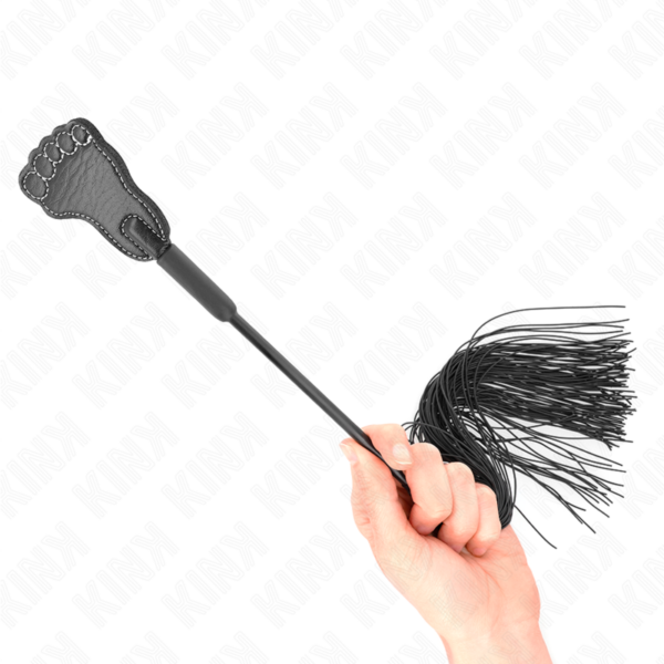 kink---pala-forma-de-pie-con-lÁtigo-de-borla-31-cm-3