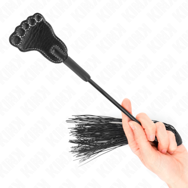 kink---pala-forma-de-pie-con-lÁtigo-de-borla-31-cm-2