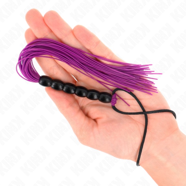 kink---mini-lÁtigo-de-silicona-con-agarre-6-bolas-morado-26-cm-2