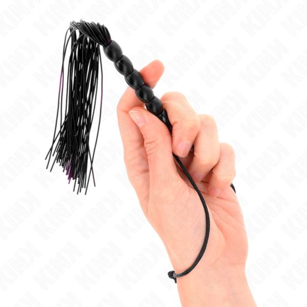 kink---mini-lÁtigo-de-silicona-con-agarre-6-bolas-negro-26-cm-3