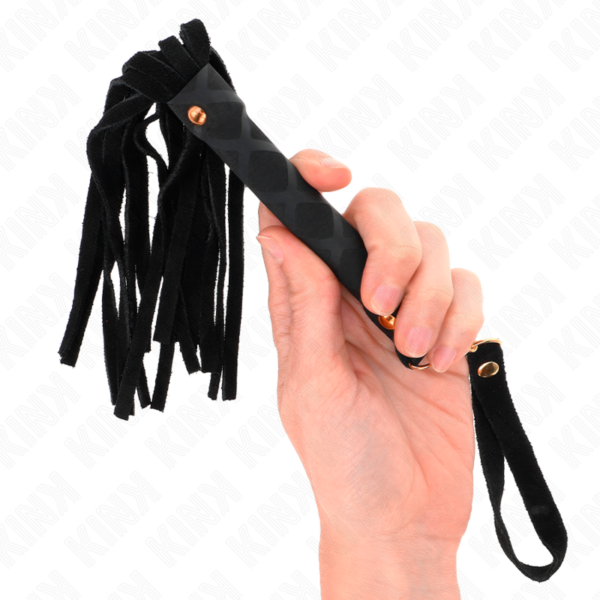 kink---lÁtigo-mini-piel-de-ante-negro-30-cm-2