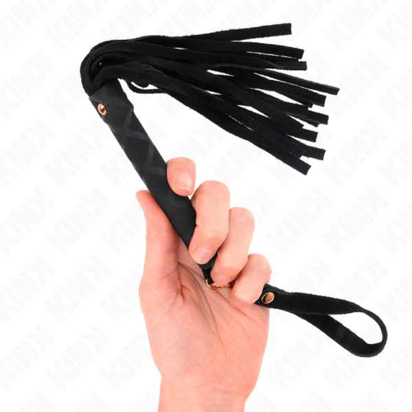 kink---lÁtigo-mini-piel-de-ante-negro-30-cm-1