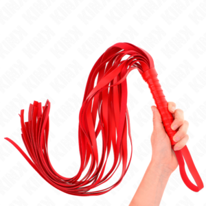 kink---lÁtigo-de-cola-larga-y-mango-corto-rojo-70-cm-0