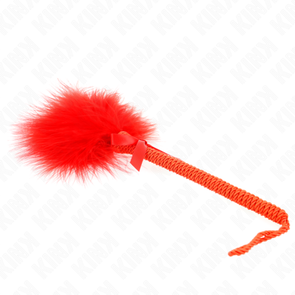 kink---masajeador-de-cuerda-de-nailon-con-plumas-para-cosquillas-y-lazo-rojo-25-cm-2