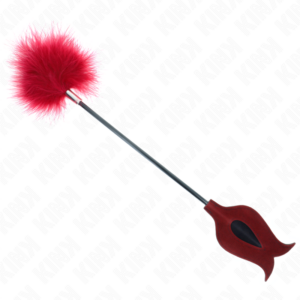 kink---plumas-para-cosquillas-con-paleta-forma-de-rosa-38-cm-0
