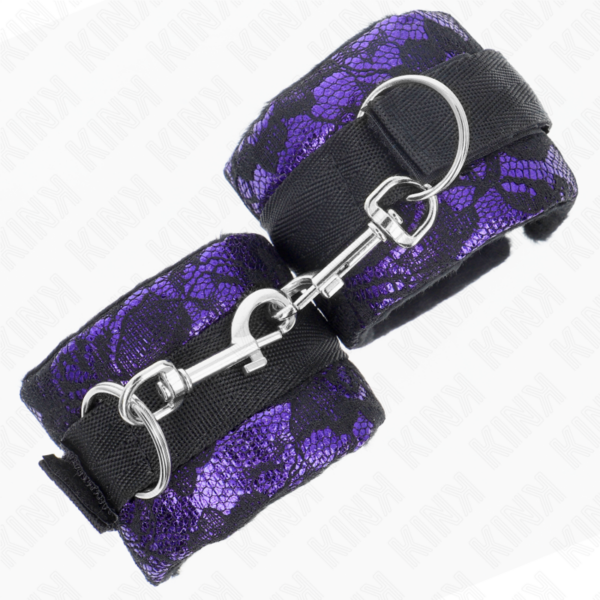 kink---muÑequeras-cortas-de-encaje-terciopelo-y-uniÓn-de-nylon-violeta/negro-23-x-6.5-cm-1