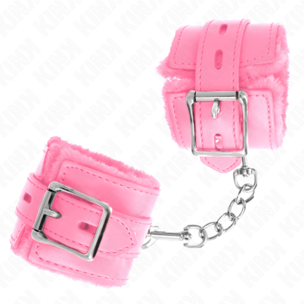 kink---muÑequeras-forradas-con-agujeros-cuadrados-rosa-y-correa-rosa-ajustable-17-29-cm-x-6-cm-1