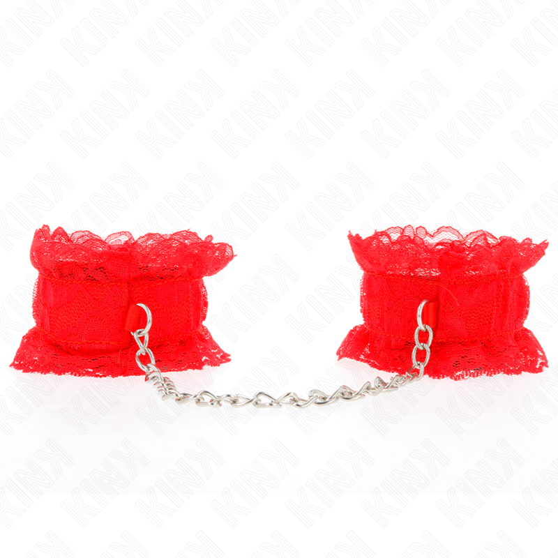 kink---muÑequeras-elÁsticas-de-encaje-rojo-0
