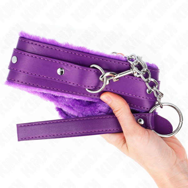 kink---collar-con-correa-65-cm-con-restricciones-morado-ajustable-36-42-cm-x-5.5-cm-4