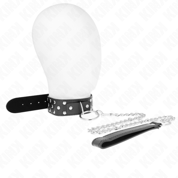 kink---collar-con-correa-65-cm-remache-anilla-negro-ajustable-36-50-cm-x-3.8-cm-2