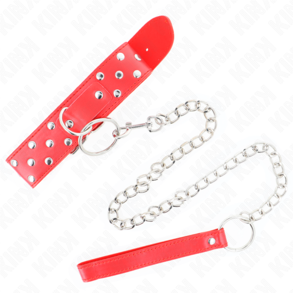 kink---collar-con-correa-65-cm-remache-anilla-rojo-ajustable-36-50-cm-x-3.8-cm-4