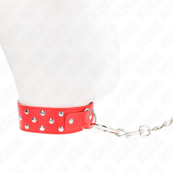 kink---collar-con-correa-65-cm-remache-anilla-rojo-ajustable-36-50-cm-x-3.8-cm-2