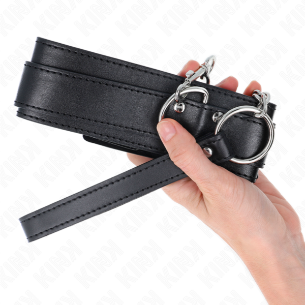 kink---collar-con-correa-65-cm-hebillas-plateadas-ajustable-33-46-cm-x-5.5-cm-3