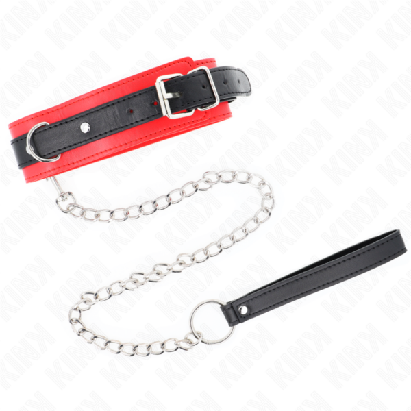 kink---collar-con-correa-65-cm-modelo-bÁsico-modelo-3-rojo-53-x-5-cm-4