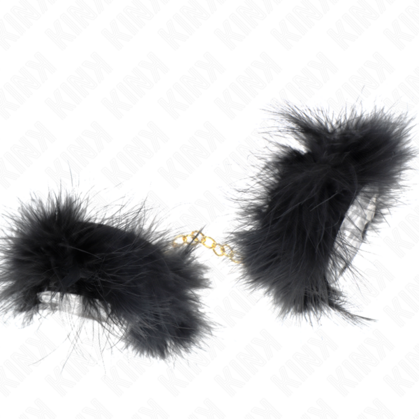 kink---esposas-de-plumas-negro-con-cadena-dorada-modelo-2-3