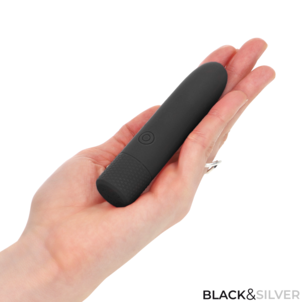 black-&-silver---geri-bala-vibradora-recargable-por-usb-8-vibraciones-negro-10-x-2.2-cm-3
