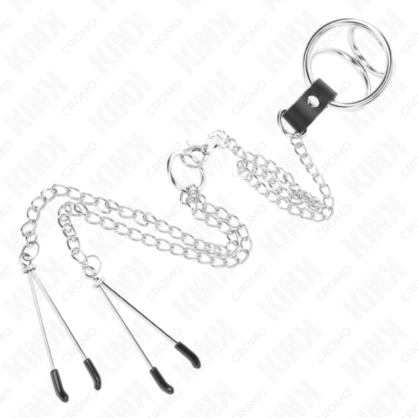 kink---anillo-pene-triple-metal-cromado-3-cm-a-4.5-cm-con-cadena-metal-26-cm-y-pinzas-para-pezones-3
