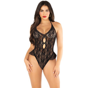 leg-avenue---body-con-lazos-y-volantes-negro-talla-Única-0