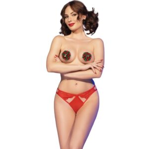 chilirose---cr-4839-set-navideÑo-pezoneras-+-panties-rojo-l/xl-0
