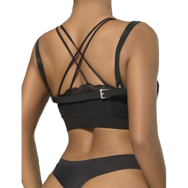 subblime---953713-cinturÓn-de-bondage-punk-hebilla-metal-negro-talla-Única-2