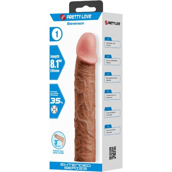 pretty-love---stevenson-funda-pene-con-extensiÓn-de-7.6-cm-mulato-4