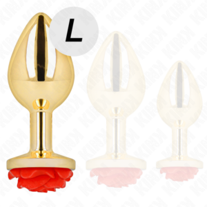 kink---plug-anal-dorado-rosa-roja-talla-l-0