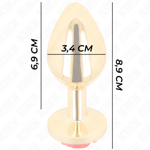 kink---plug-anal-dorado-rosa-roja-talla-m-3
