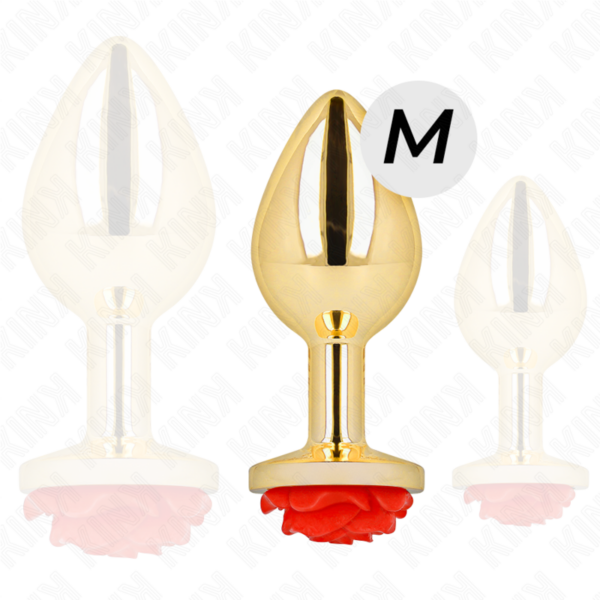 kink---plug-anal-dorado-rosa-roja-talla-m-1