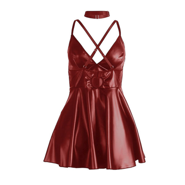 subblime---955397-vestido-con-tirantes-de-cuero-burdeos-s/m-5