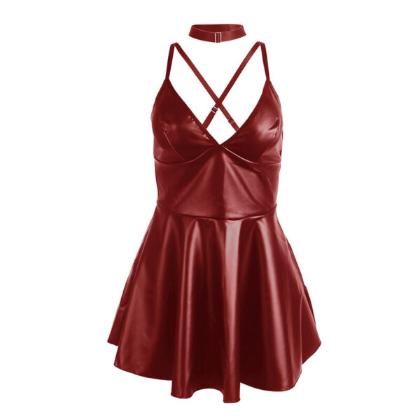 subblime---955397-vestido-con-tirantes-de-cuero-burdeos-s/m-4
